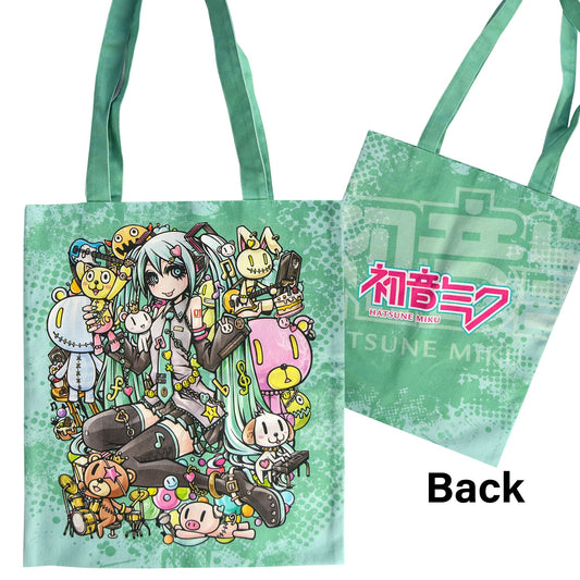 Tote Bag Hatsune Miku & Wild Friends - Sac de shopping