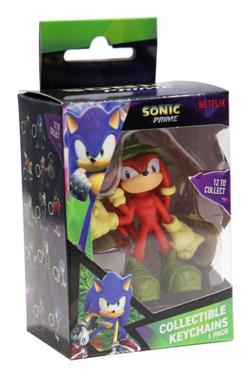 Porte-clés Sonic Prime à collectionner - Knuckles - Chapeau vert