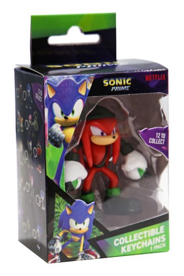 Porte-clés Sonic Prime à collectionner - Knuckles - Chapeau noir